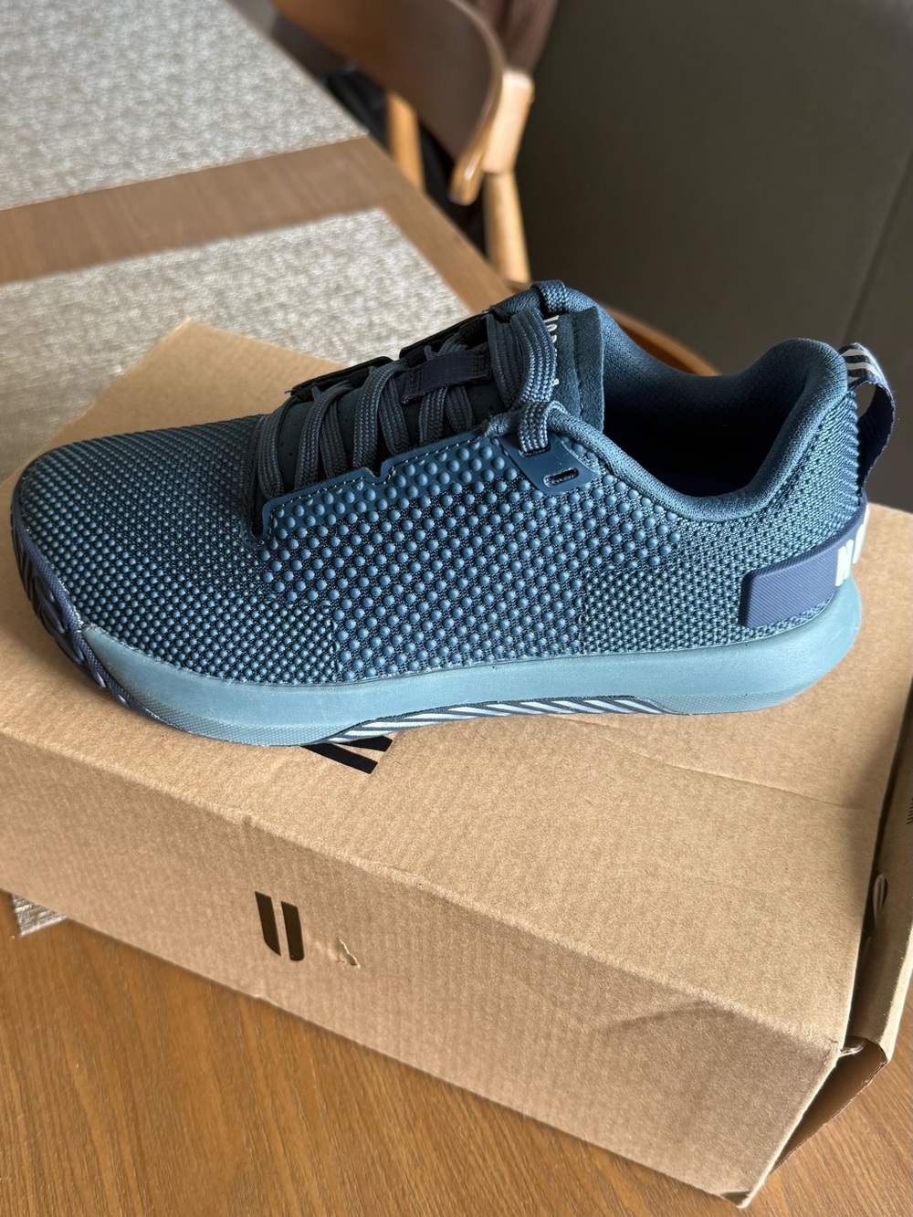 NOBULL Teal Knit Trainer Sneakers